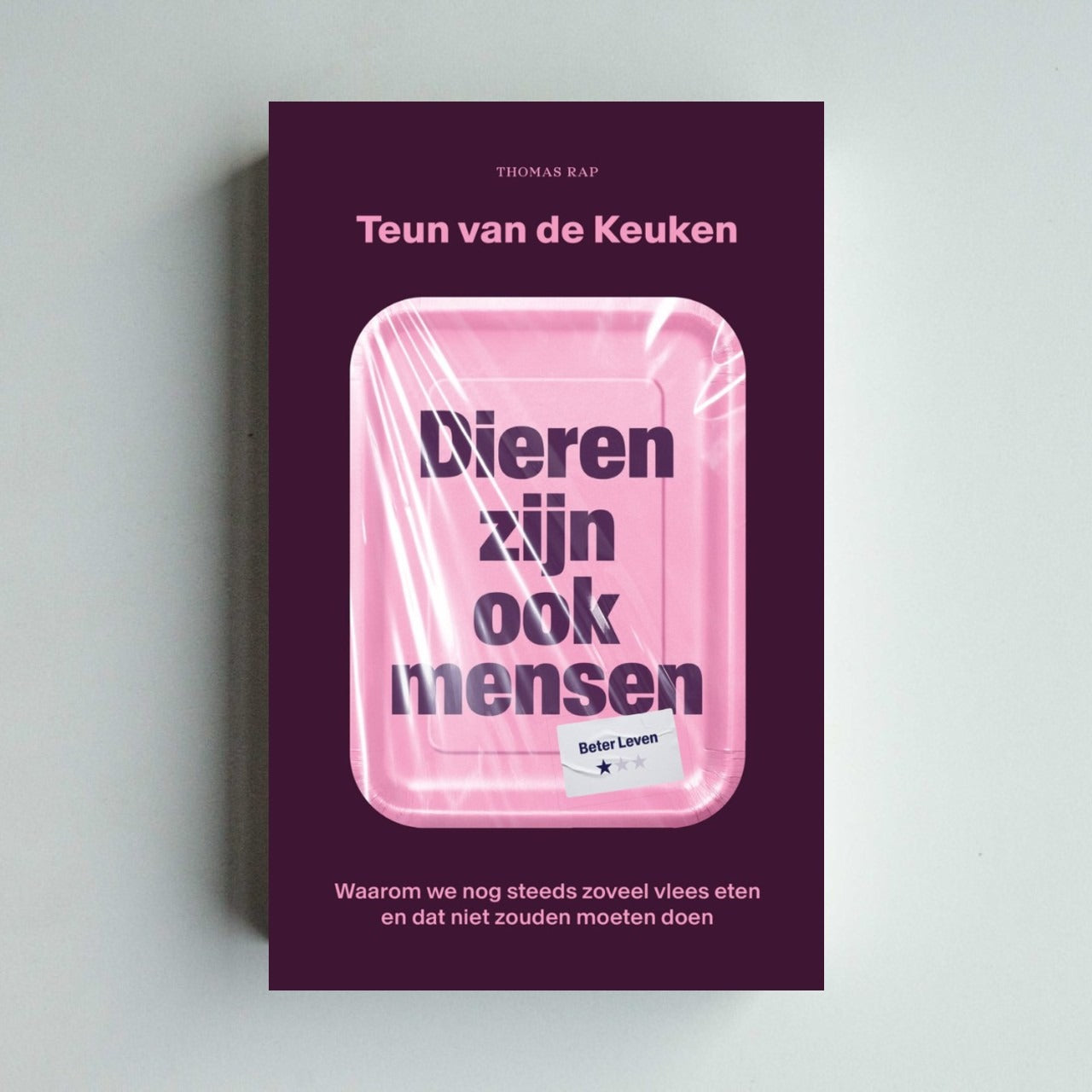 Ticket Read & Eat #3: Teun van de Keuken - 'Dieren zijn ook mensen' (dinsdag 9 december)